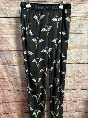 Bats with pizza Old Navy fleece pajama pants-Kids 14